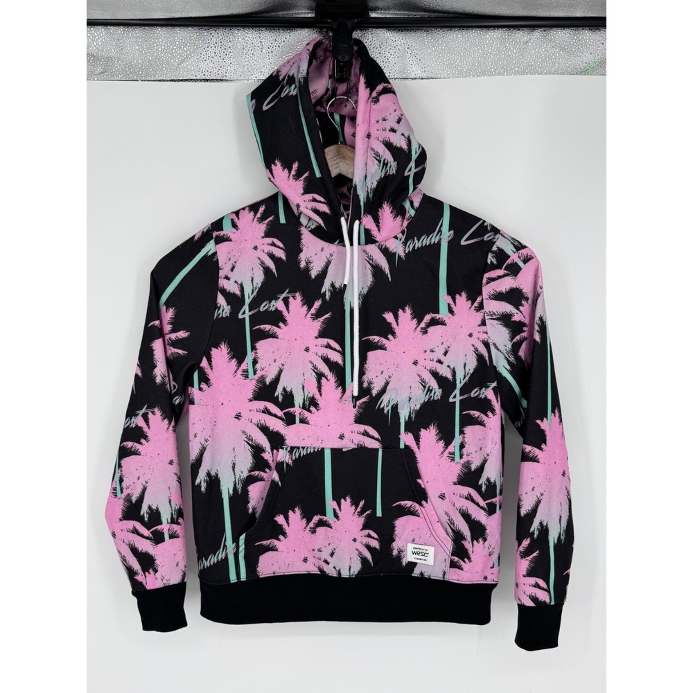 Conspiracy WESC Hoodie Men's Medium Women's Large Tie Dye Drawstring Hoodie B3